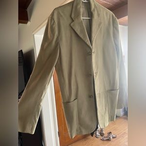 Medium tan suede Banana Republic jacket for men